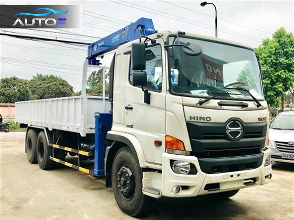 Giá xe tải gắn cẩu Hino 15 tấn mới nhất AutoF